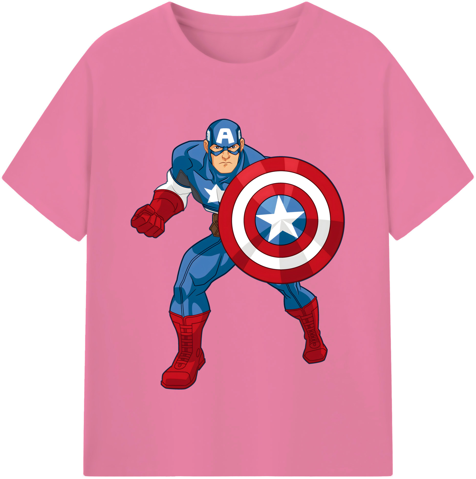 （画像用） アベンジャーズ The Avengers 綿100％半袖Tシャツ（フロントプリント）